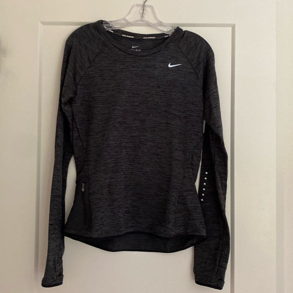 Nike Running Dri-Fit Athletic Long Sleeve Shirt Size Small